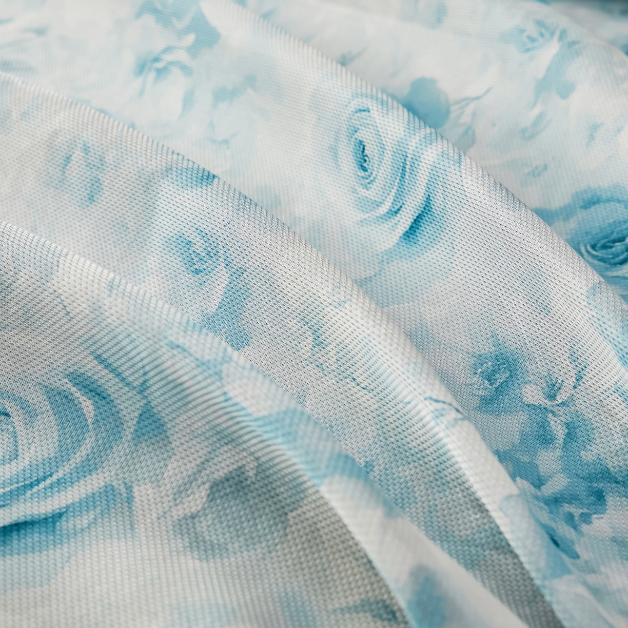 91家纺网 家纺一手货源 找家纺 绒宴家纺2026海洋冰丝床裙款凉席三件套