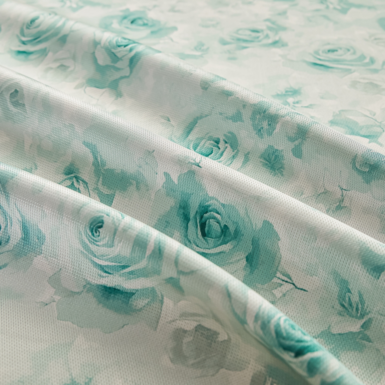 91家纺网 家纺一手货源 找家纺 绒宴家纺2026海洋冰丝床裙款凉席三件套