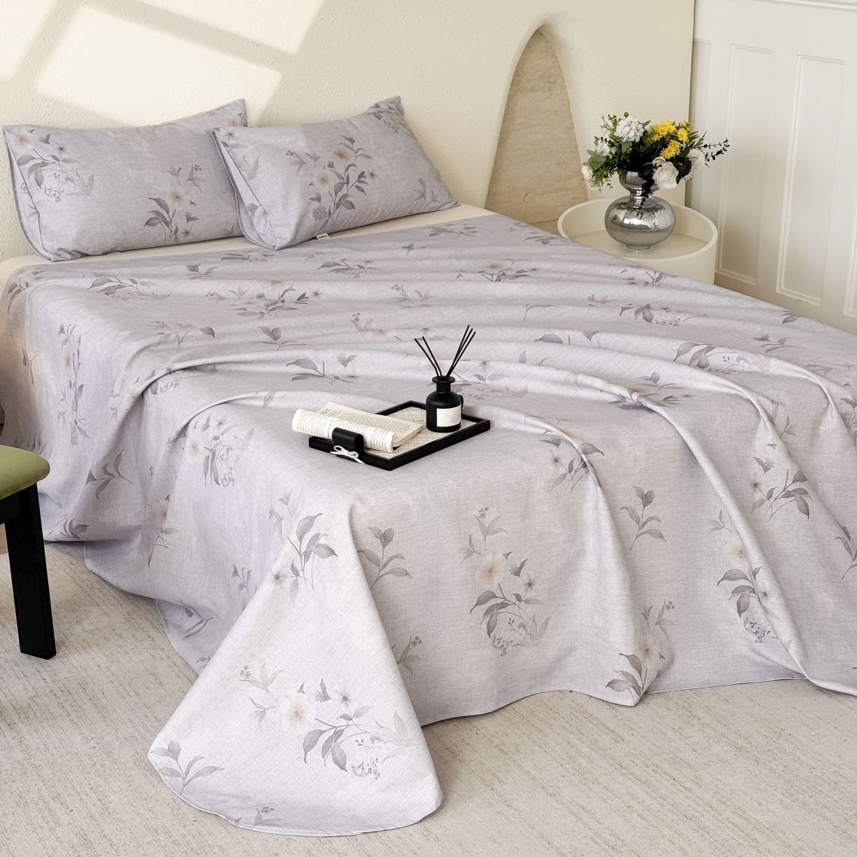 91家纺网 家纺一手货源 找家纺 （总）遇安家纺 2026年新款原棉老粗布凉席三件套