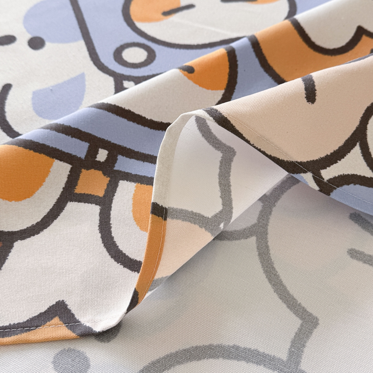 91家纺网 家纺一手货源 找家纺 遇安家纺 2026年新款原棉老粗布凉席三件套 白日漫游-绿