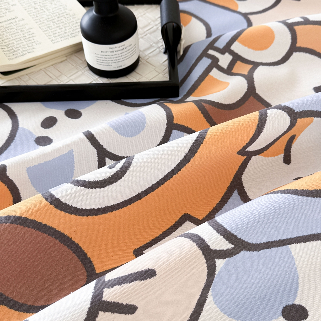 91家纺网 家纺一手货源 找家纺 遇安家纺 2026年新款原棉老粗布凉席三件套 白日漫游-绿