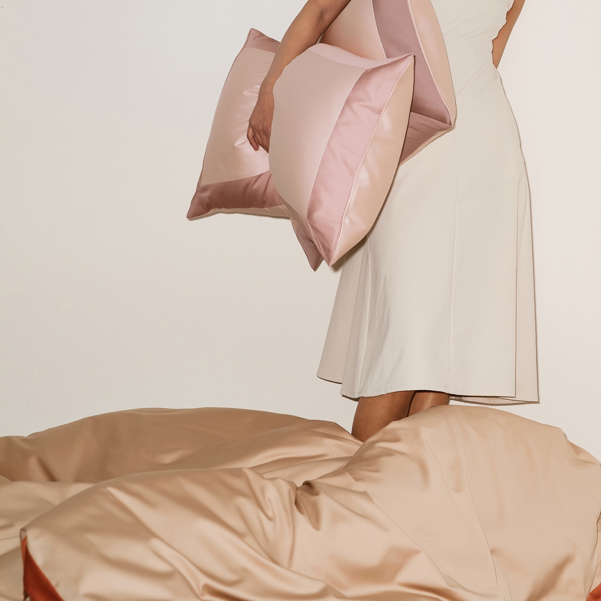 91家纺网 家纺一手货源 找家纺 （总）EH家居 2026新款轻奢长绒棉全棉纯棉四件套--流金岁月