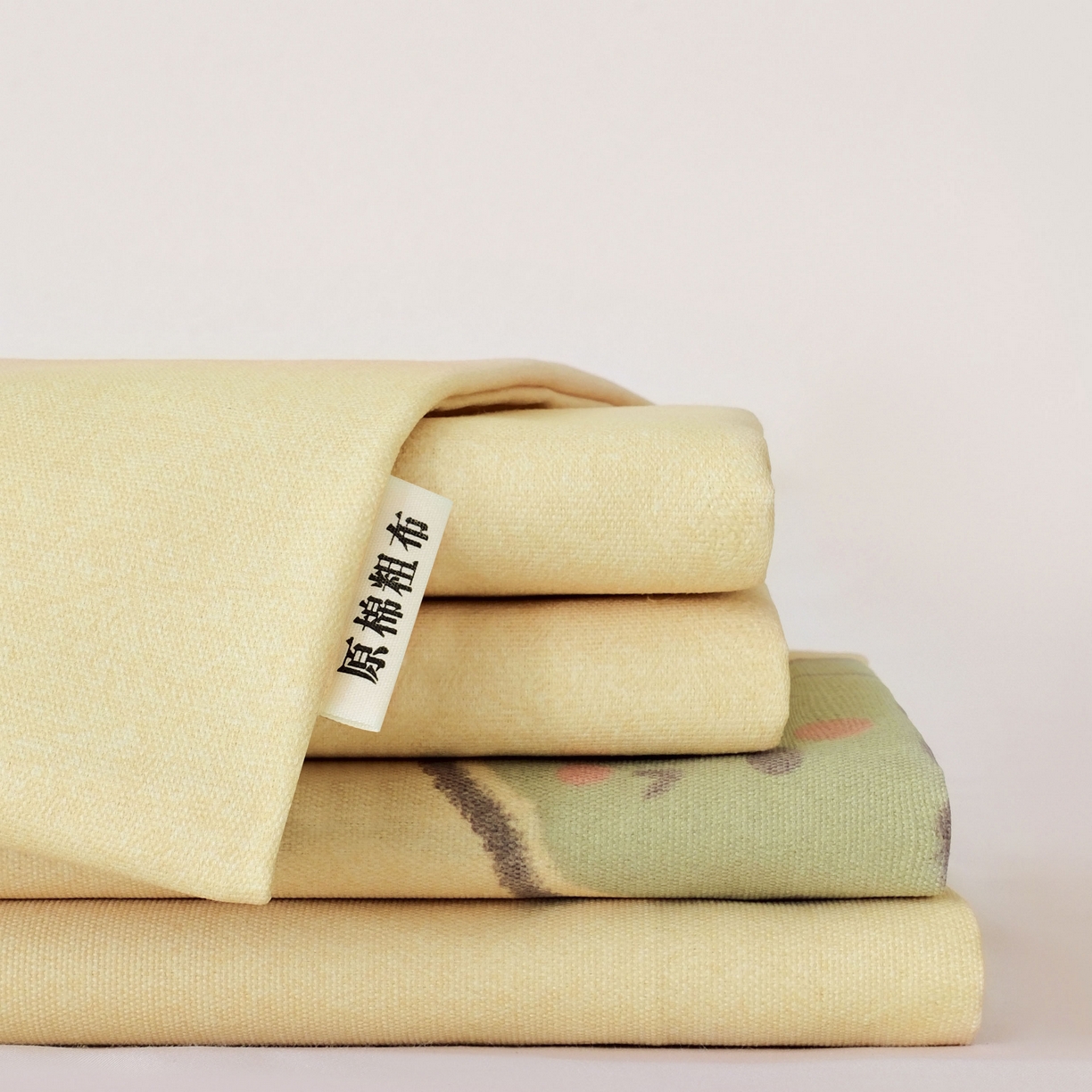 91家纺网 家纺一手货源 找家纺 遇安家纺 2026年新款原棉老粗布凉席三件套 龙宝