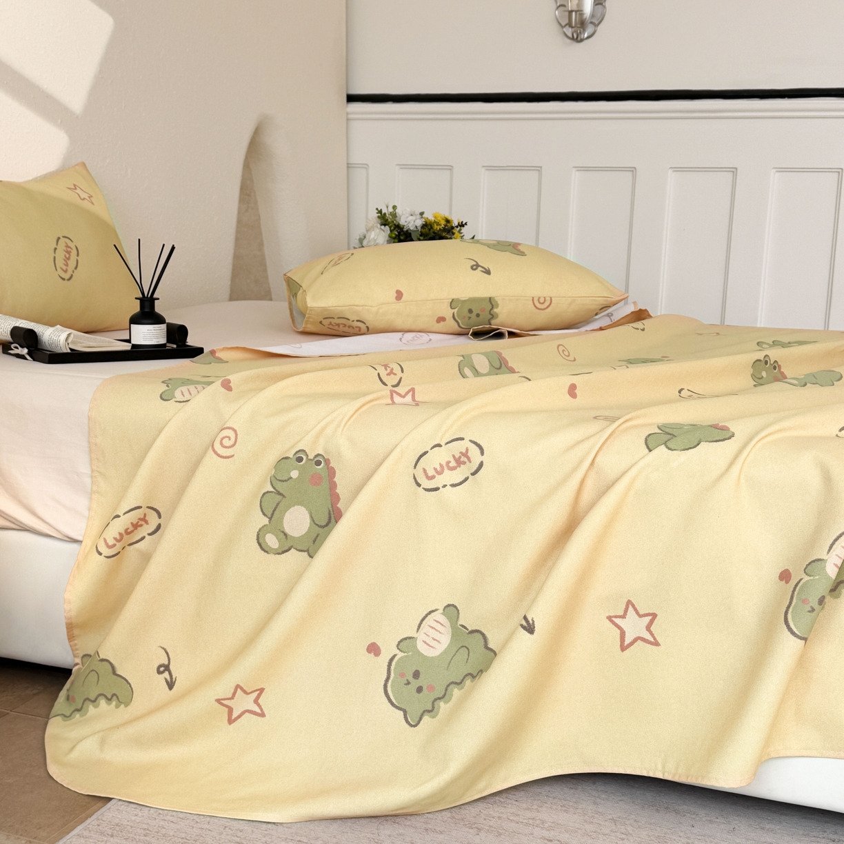 91家纺网 家纺一手货源 找家纺 遇安家纺 2026年新款原棉老粗布凉席三件套 龙宝