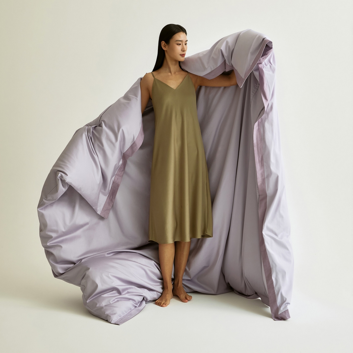 91家纺网 家纺一手货源 找家纺 （总）EH家居 2026新款轻奢长绒棉全棉纯棉四件套--流金岁月