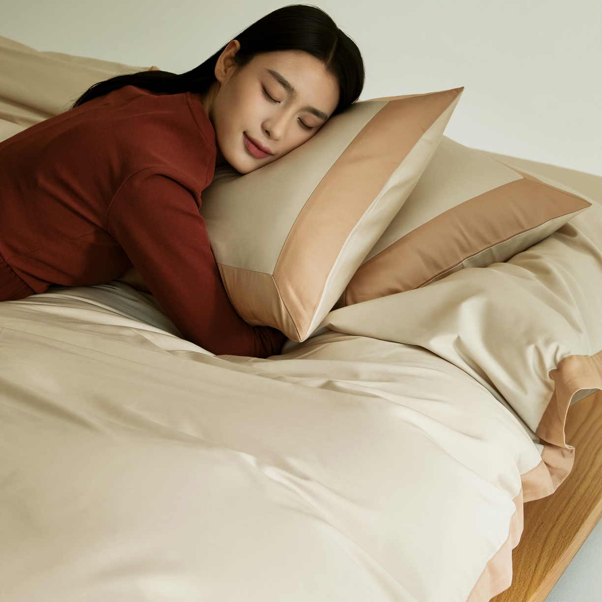 91家纺网 家纺一手货源 找家纺 （总）EH家居 2026新款轻奢长绒棉全棉纯棉四件套--流金岁月