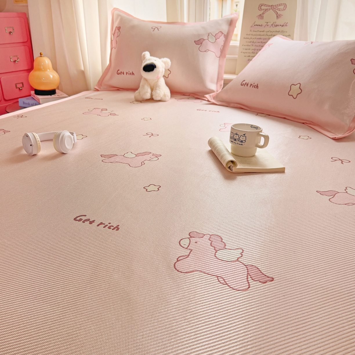 91家纺网 家纺一手货源 找家纺 （总）川悦生活 2026新款时尚数码印花冰藤席