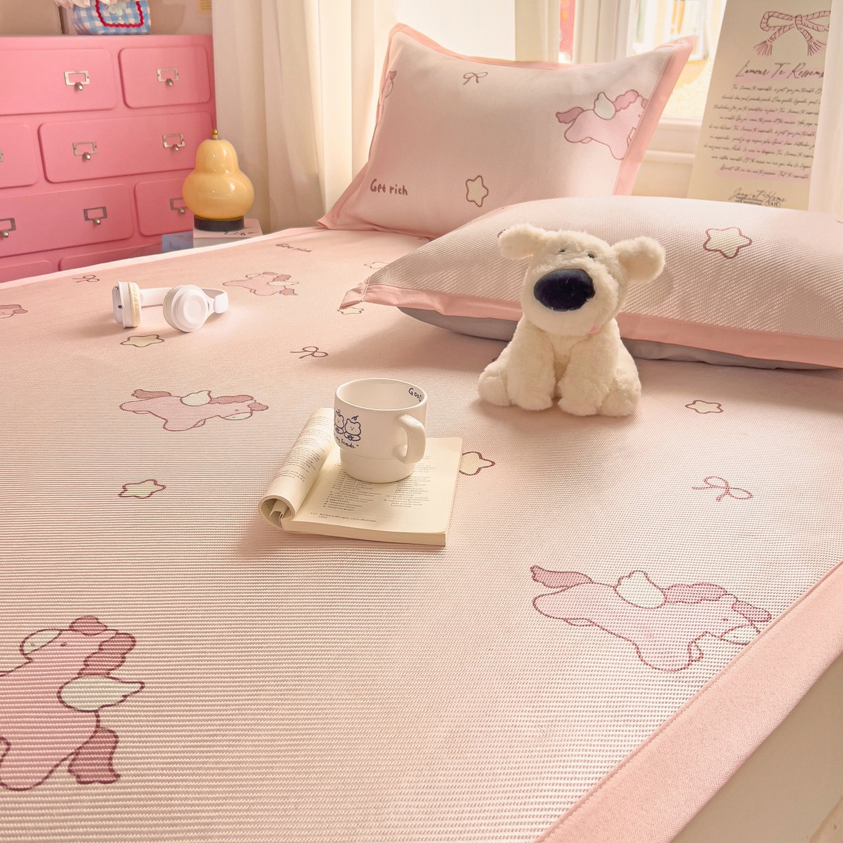 91家纺网 家纺一手货源 找家纺 （总）川悦生活 2026新款时尚数码印花冰藤席