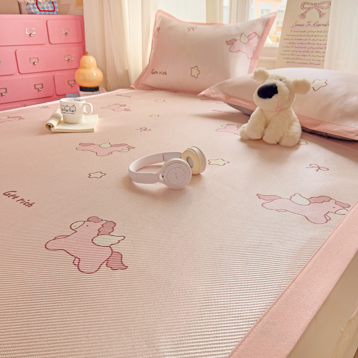 91家纺网 家纺一手货源 找家纺 （总）川悦生活 2026新款时尚数码印花冰藤席