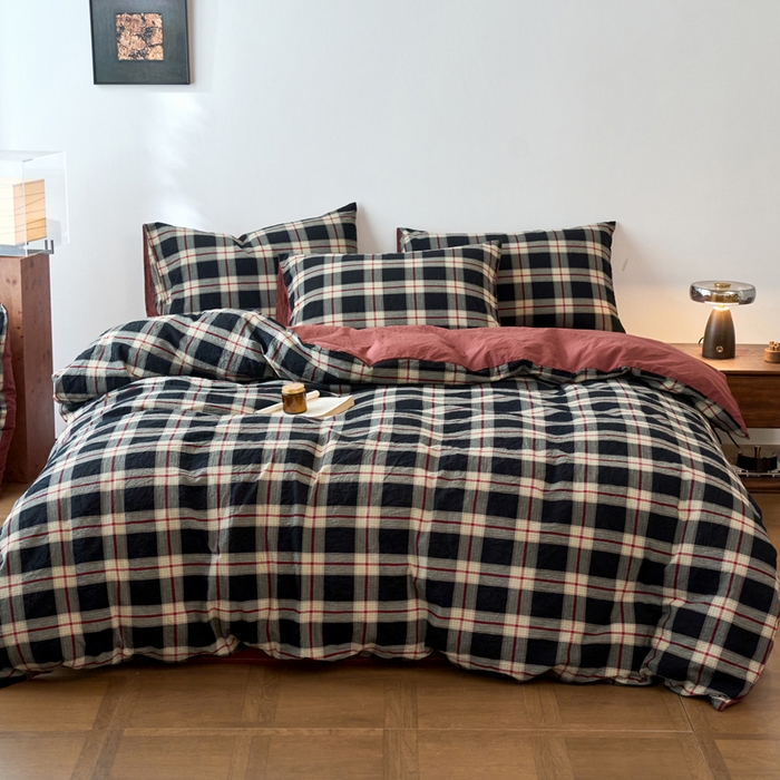 91家纺网 家纺一手货源 找家纺 （总）春皖家纺 2026春夏新款全棉纯棉水洗棉四件套