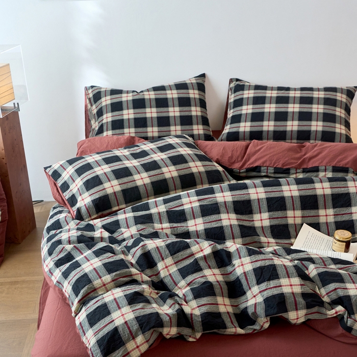 91家纺网 家纺一手货源 找家纺 （总）春皖家纺 2026春夏新款全棉纯棉水洗棉四件套