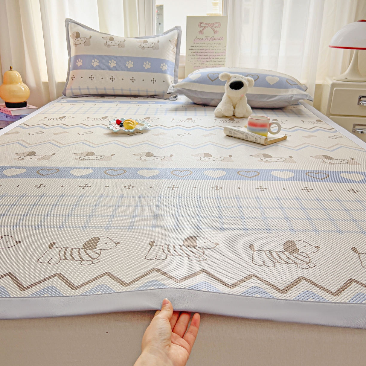 91家纺网 家纺一手货源 找家纺 （总）川悦生活 2026新款时尚数码印花冰藤席