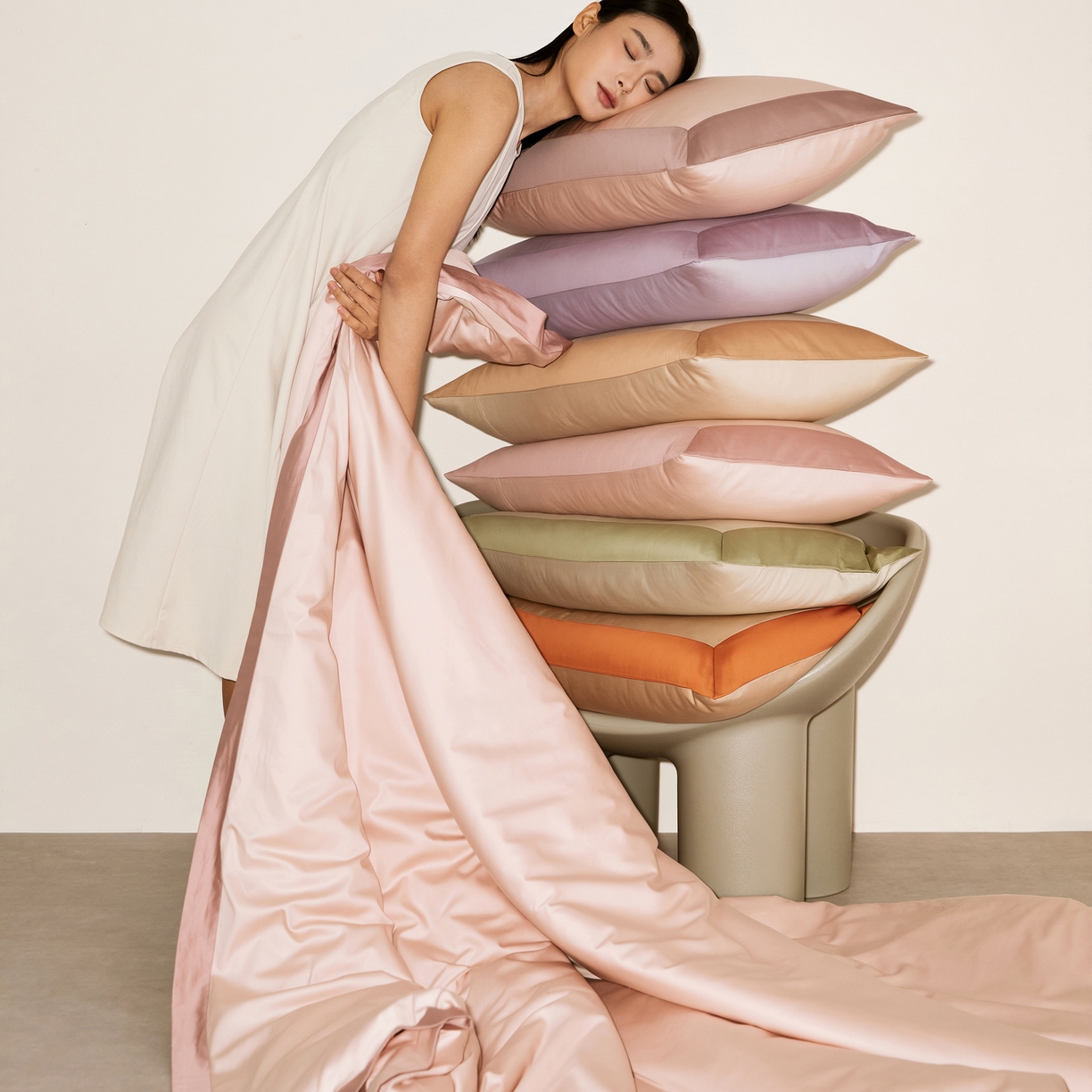 91家纺网 家纺一手货源 找家纺 （总）EH家居 2026新款轻奢长绒棉全棉纯棉四件套--流金岁月