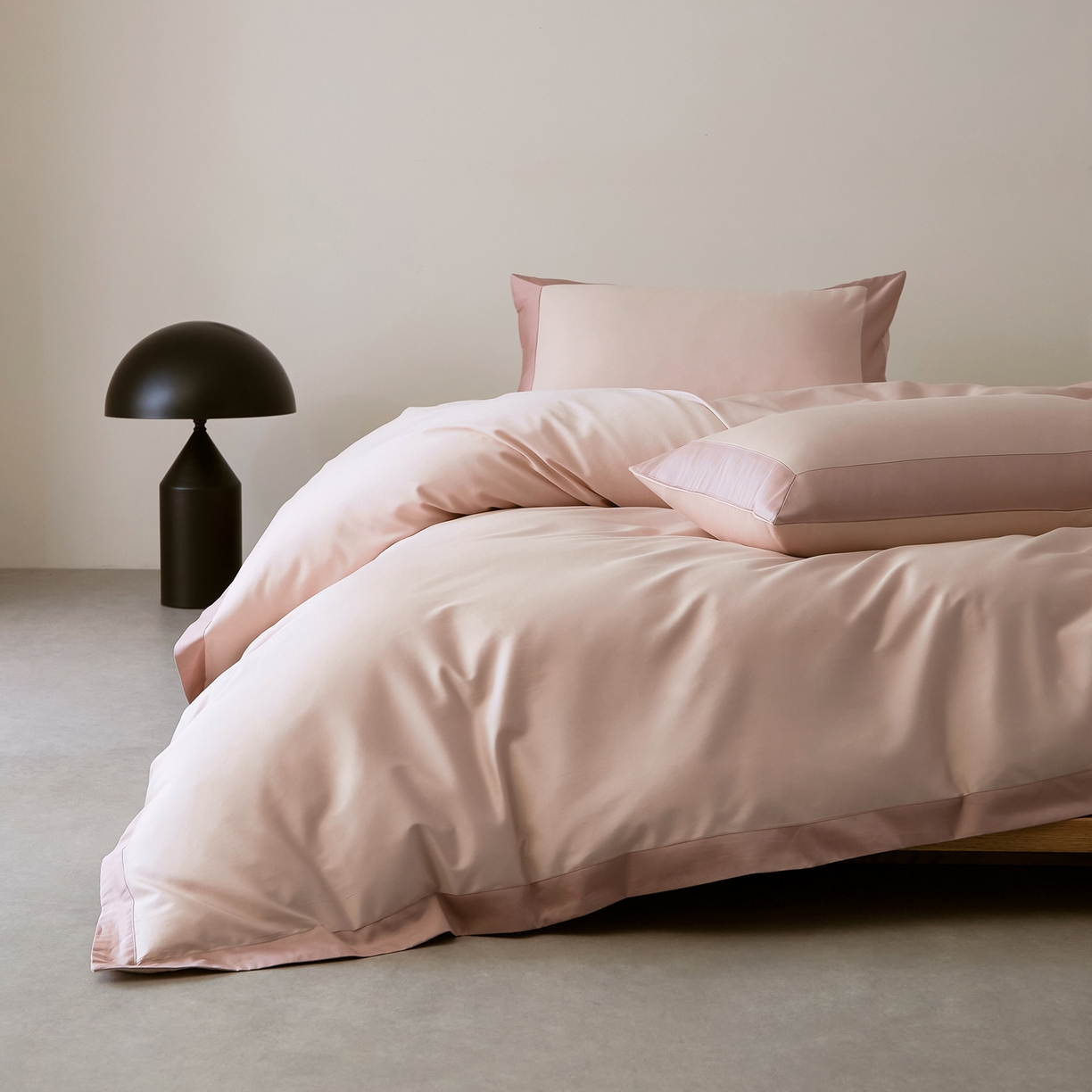 91家纺网 家纺一手货源 找家纺 EH家居 2026新款轻奢长绒棉全棉纯棉四件套--流金岁月 流金-冰莓粉