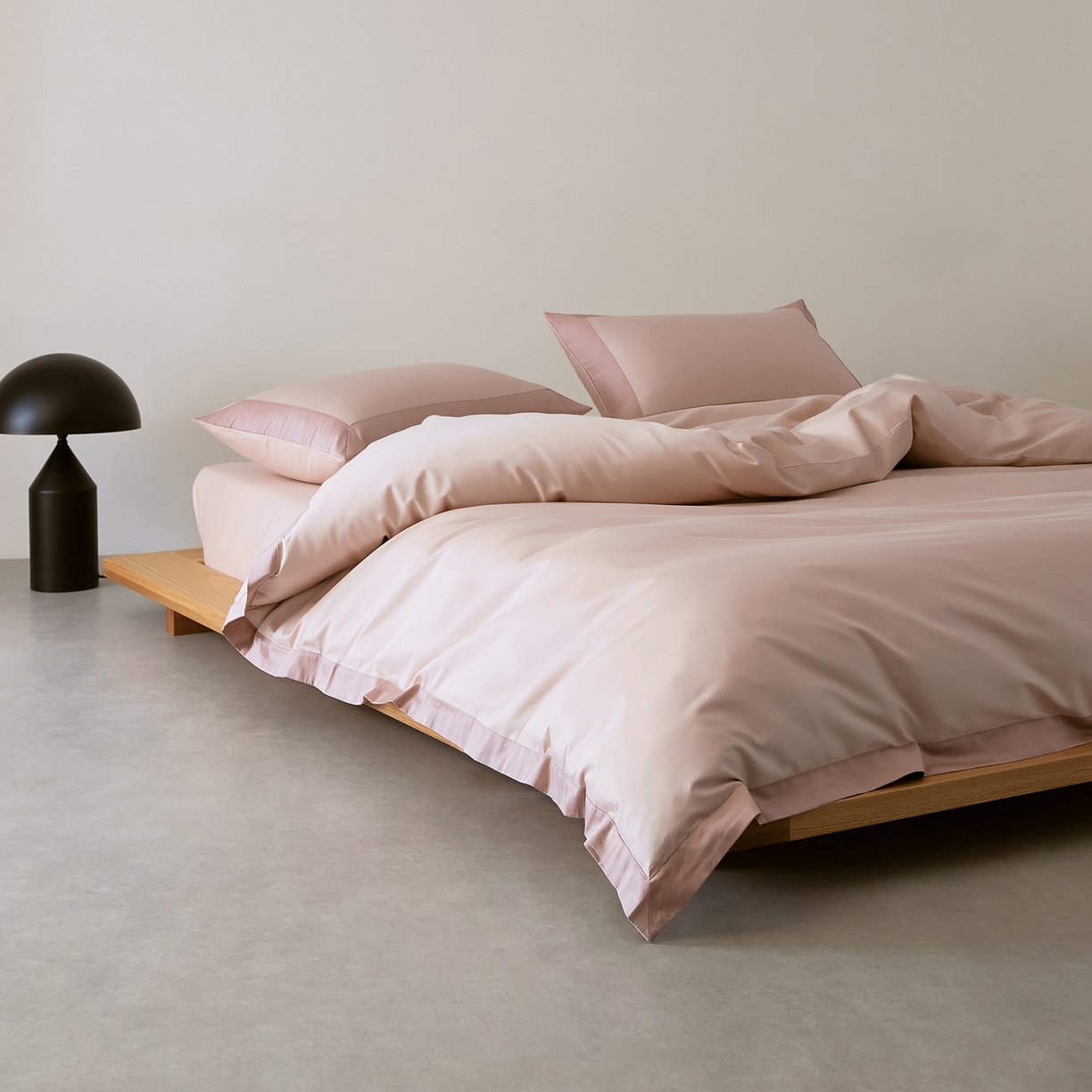 91家纺网 家纺一手货源 找家纺 EH家居 2026新款轻奢长绒棉全棉纯棉四件套--流金岁月 流金-冰莓粉