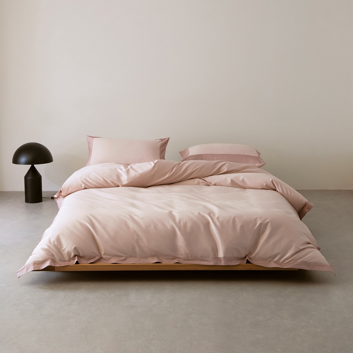 91家纺网 家纺一手货源 找家纺 EH家居 2026新款轻奢长绒棉全棉纯棉四件套--流金岁月 流金-冰莓粉