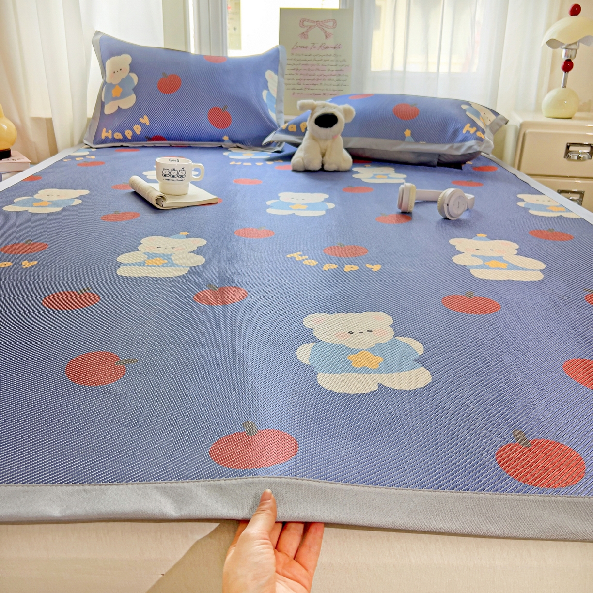 91家纺网 家纺一手货源 找家纺 （总）川悦生活 2026新款时尚数码印花冰藤席