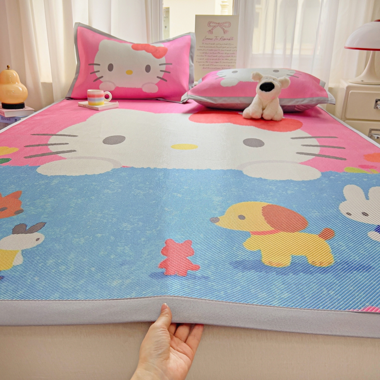 91家纺网 家纺一手货源 找家纺 （总）川悦生活 2026新款时尚数码印花冰藤席