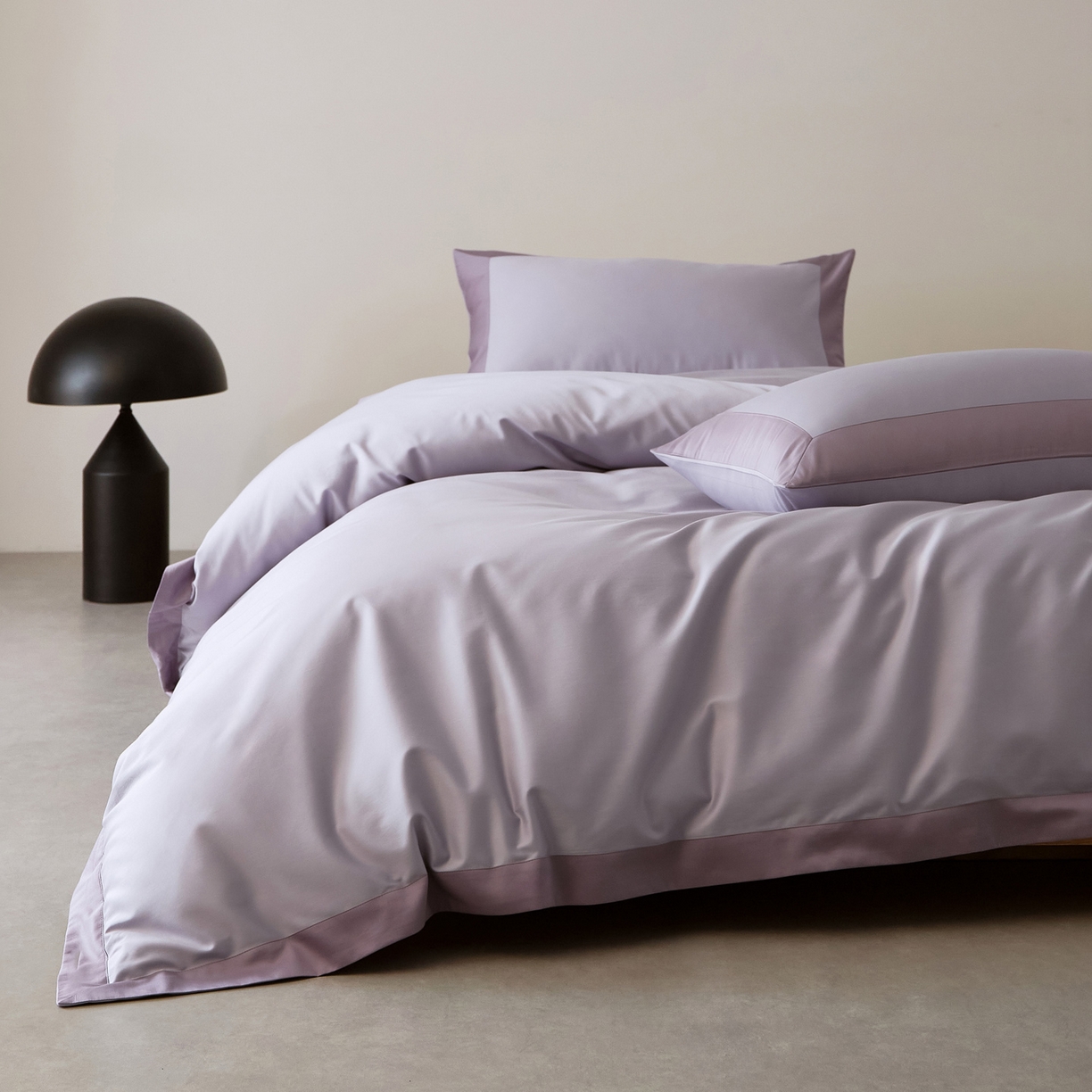 91家纺网 家纺一手货源 找家纺 EH家居 2026新款轻奢长绒棉全棉纯棉四件套--流金岁月 流金-沙溪紫