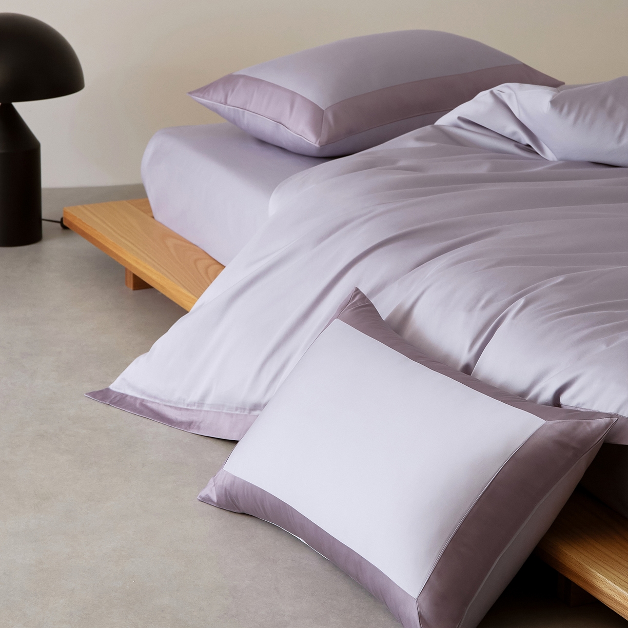 91家纺网 家纺一手货源 找家纺 EH家居 2026新款轻奢长绒棉全棉纯棉四件套--流金岁月 流金-沙溪紫