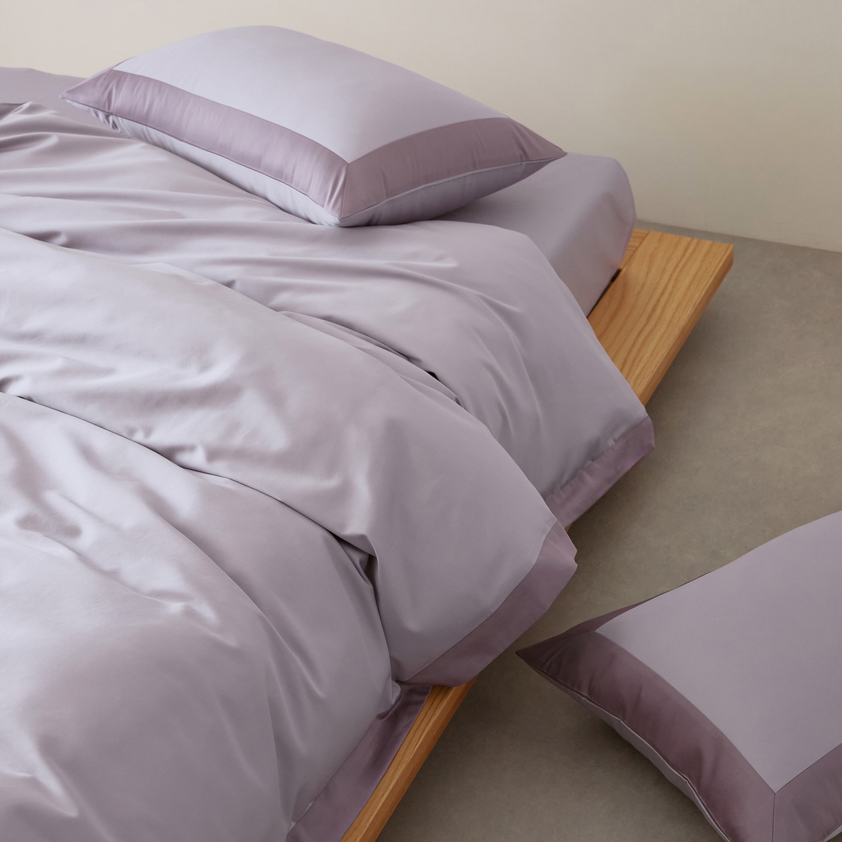 91家纺网 家纺一手货源 找家纺 EH家居 2026新款轻奢长绒棉全棉纯棉四件套--流金岁月 流金-沙溪紫