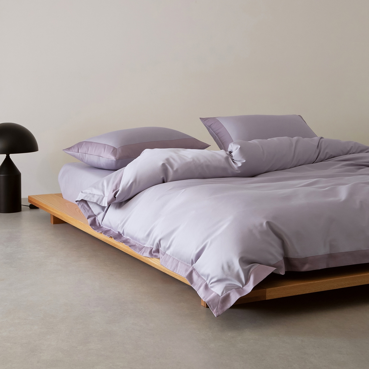 91家纺网 家纺一手货源 找家纺 EH家居 2026新款轻奢长绒棉全棉纯棉四件套--流金岁月 流金-沙溪紫