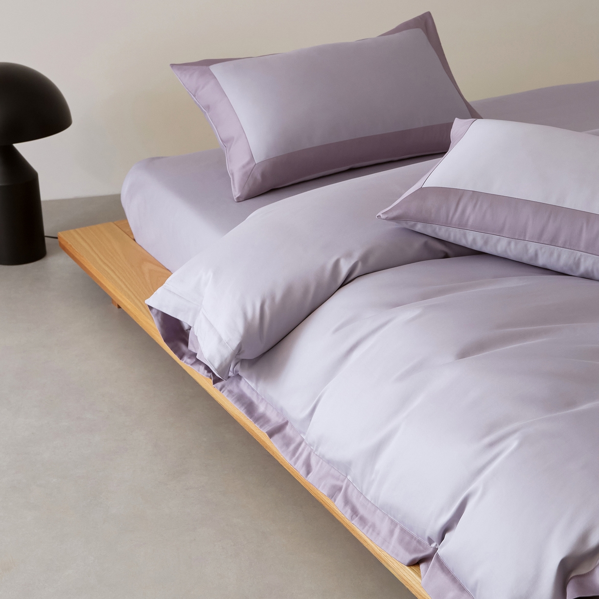 91家纺网 家纺一手货源 找家纺 EH家居 2026新款轻奢长绒棉全棉纯棉四件套--流金岁月 流金-沙溪紫