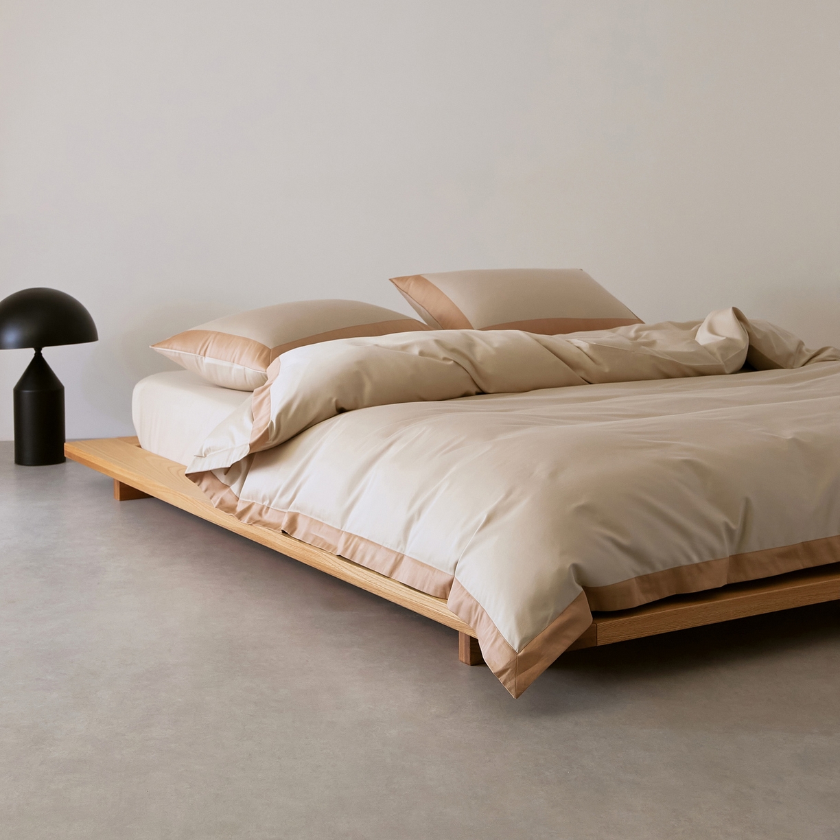 91家纺网 家纺一手货源 找家纺 EH家居 2026新款轻奢长绒棉全棉纯棉四件套--流金岁月 流金-香槟杏