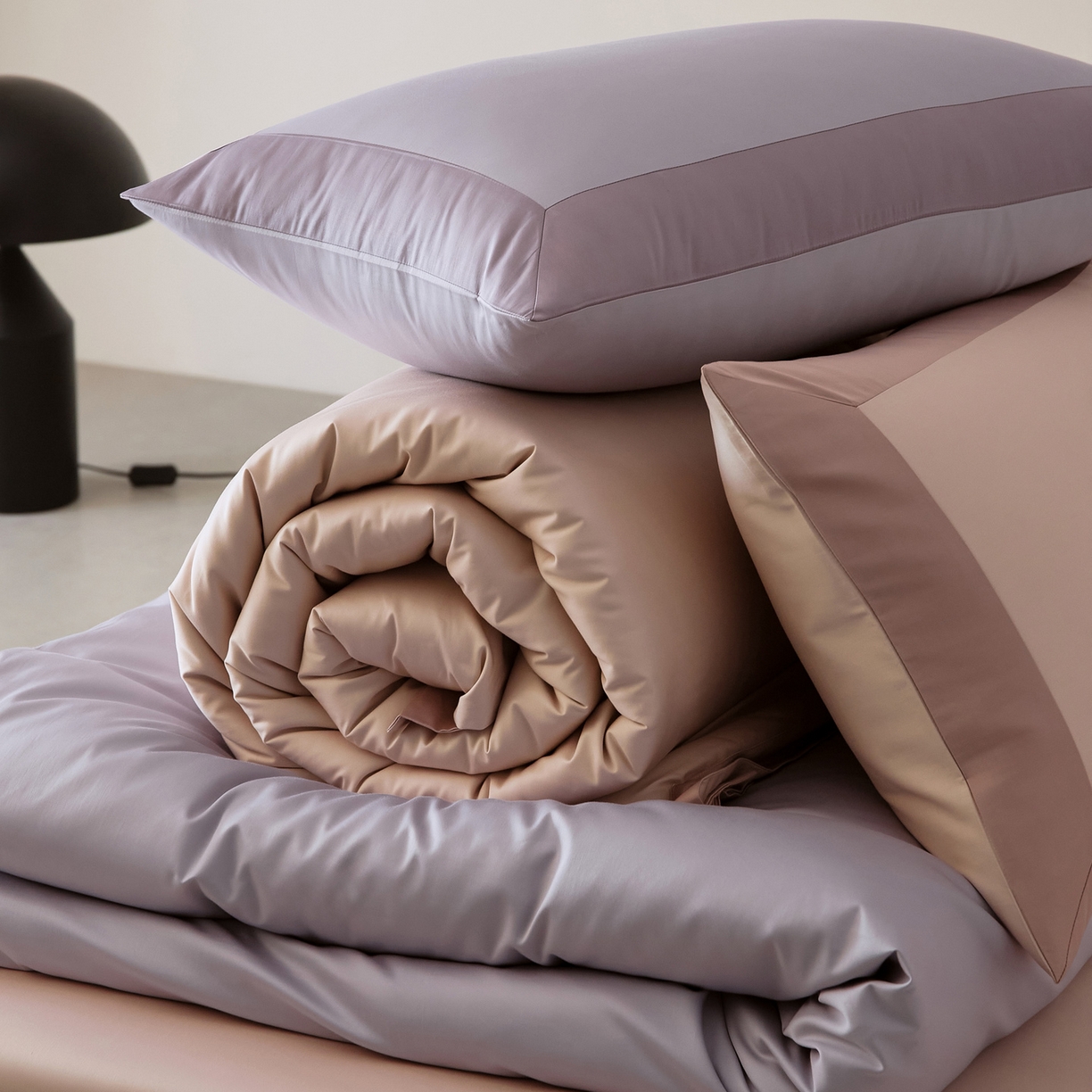 91家纺网 家纺一手货源 找家纺 EH家居 2026新款轻奢长绒棉全棉纯棉四件套--流金岁月 组合图仅供展示-不可下单