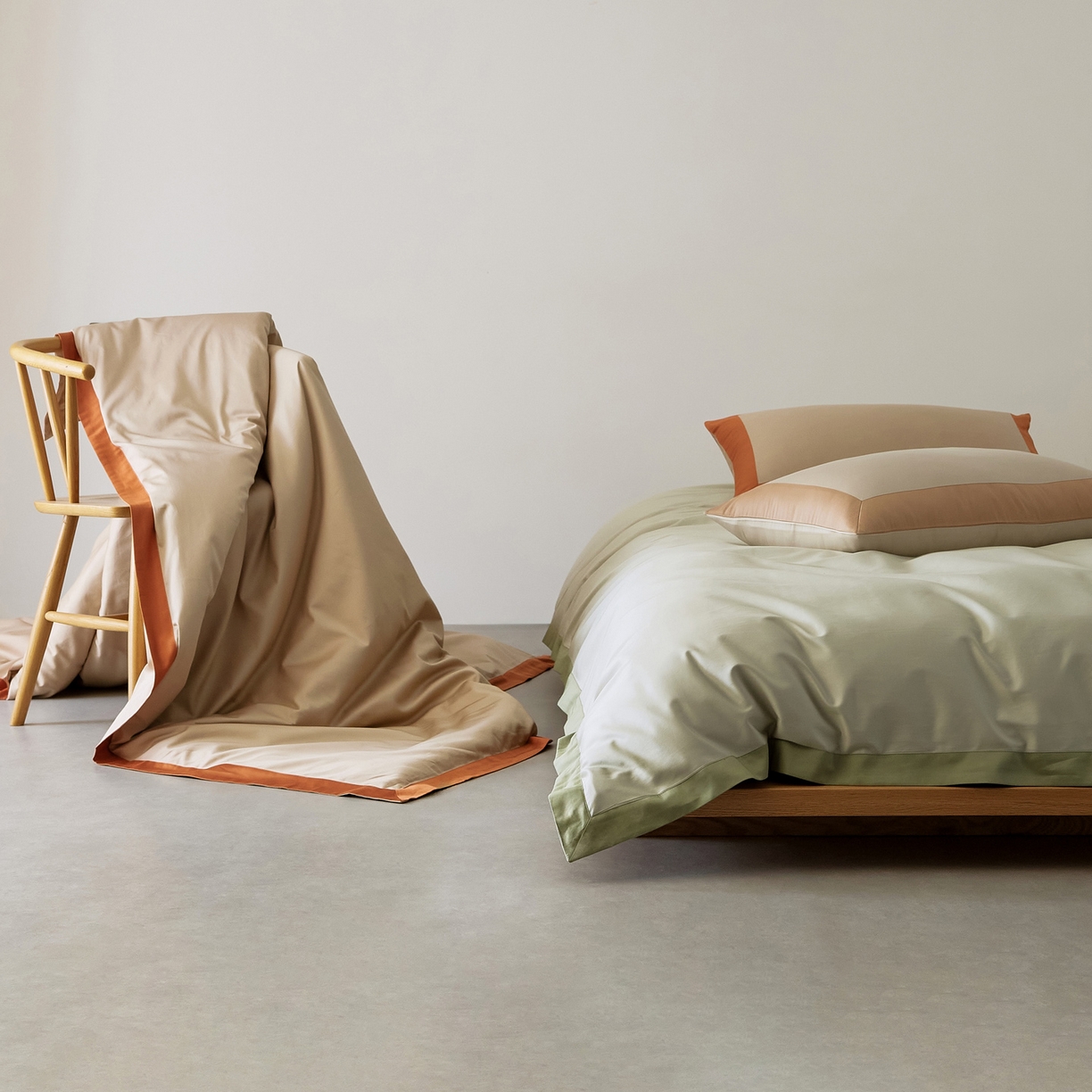 91家纺网 家纺一手货源 找家纺 EH家居 2026新款轻奢长绒棉全棉纯棉四件套--流金岁月 组合图仅供展示-不可下单