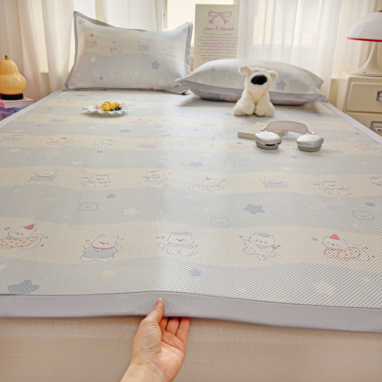 91家纺网 家纺一手货源 找家纺 （总）川悦生活 2026新款时尚数码印花冰藤席