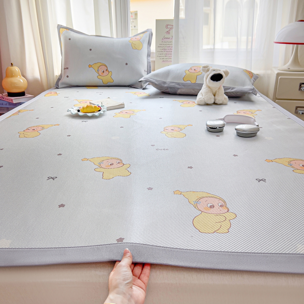 91家纺网 家纺一手货源 找家纺 （总）川悦生活 2026新款时尚数码印花冰藤席