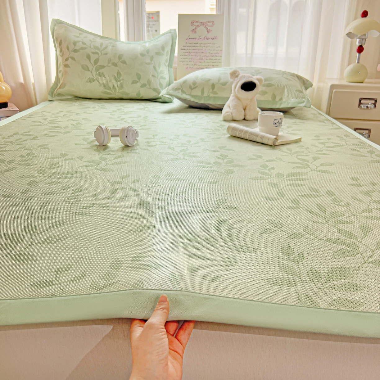 91家纺网 家纺一手货源 找家纺 （总）川悦生活 2026新款时尚数码印花冰藤席