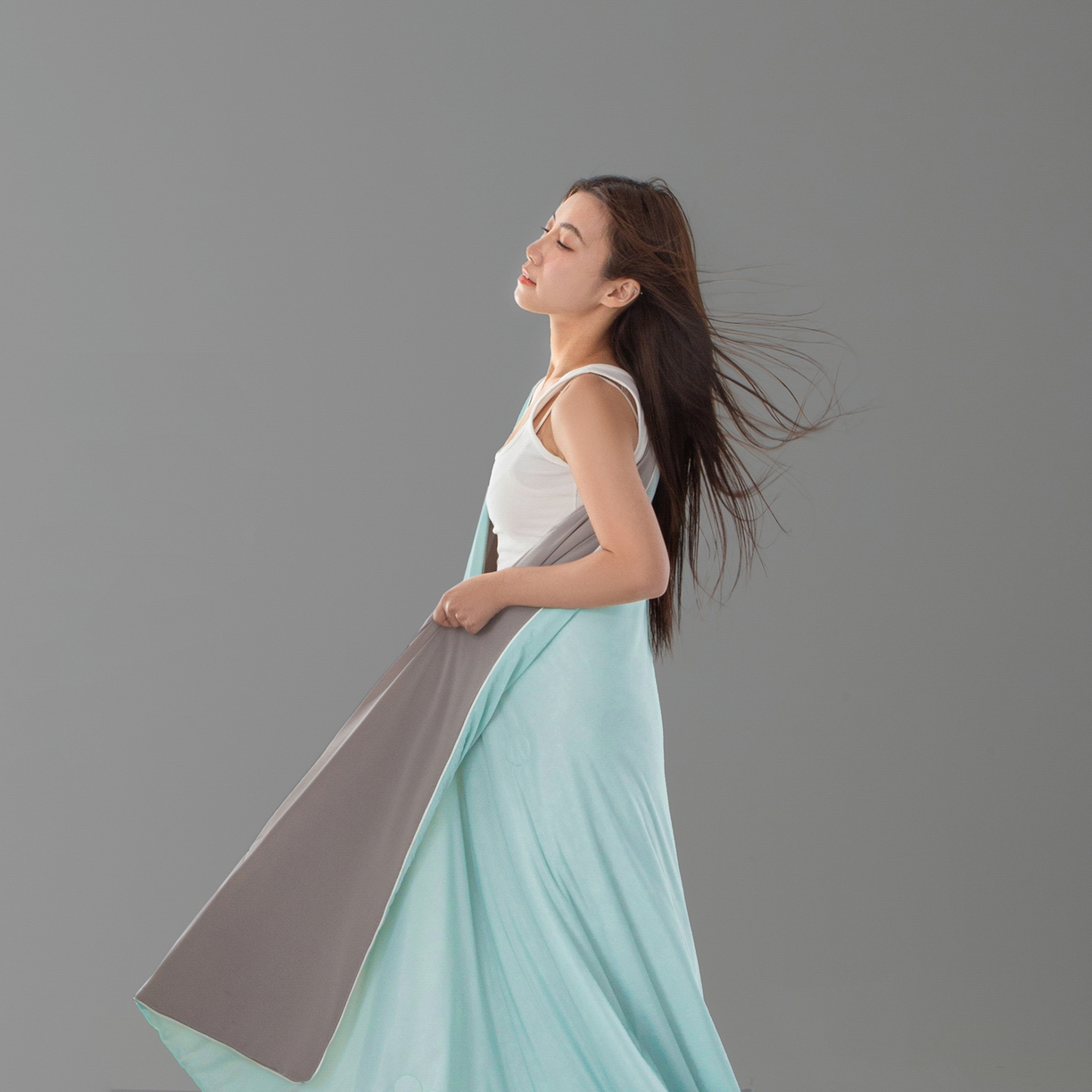 91家纺网 家纺一手货源 找家纺 （总）寐眠 2026新款凉感纯色双拼夏被夏凉被空调被-风格一