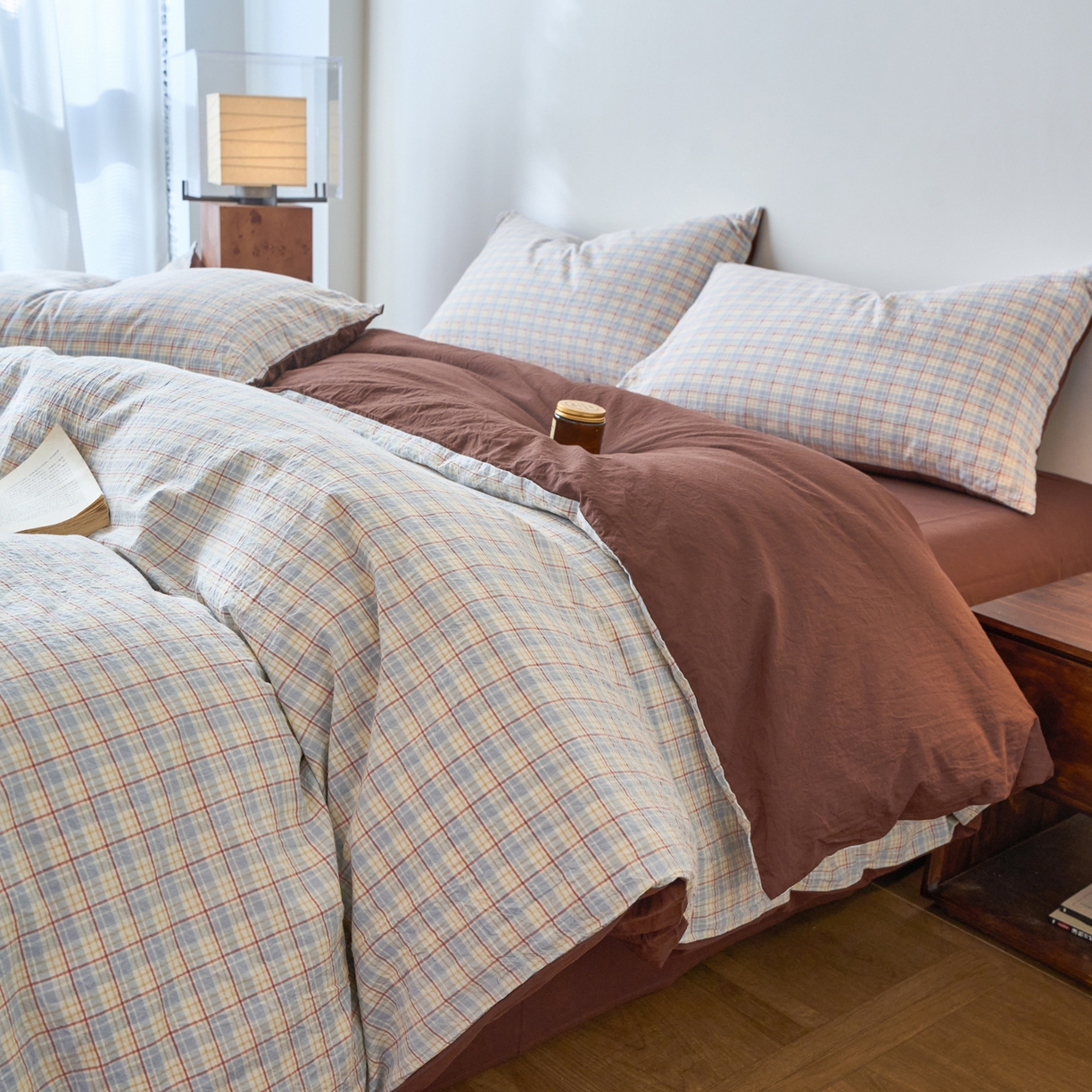 91家纺网 家纺一手货源 找家纺 （总）春皖家纺 2026春夏新款全棉纯棉水洗棉四件套