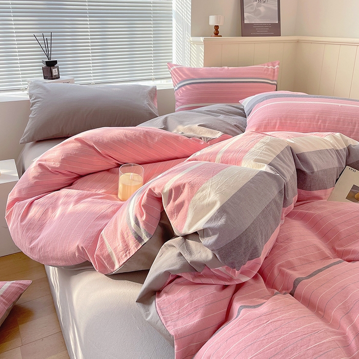 91家纺网 家纺一手货源 找家纺 （总）春皖家纺 2026春夏新款全棉纯棉水洗棉四件套