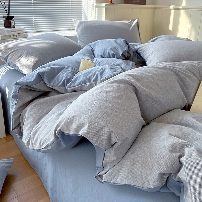 91家纺网 家纺一手货源 找家纺 （总）春皖家纺 2026春夏新款全棉纯棉水洗棉四件套