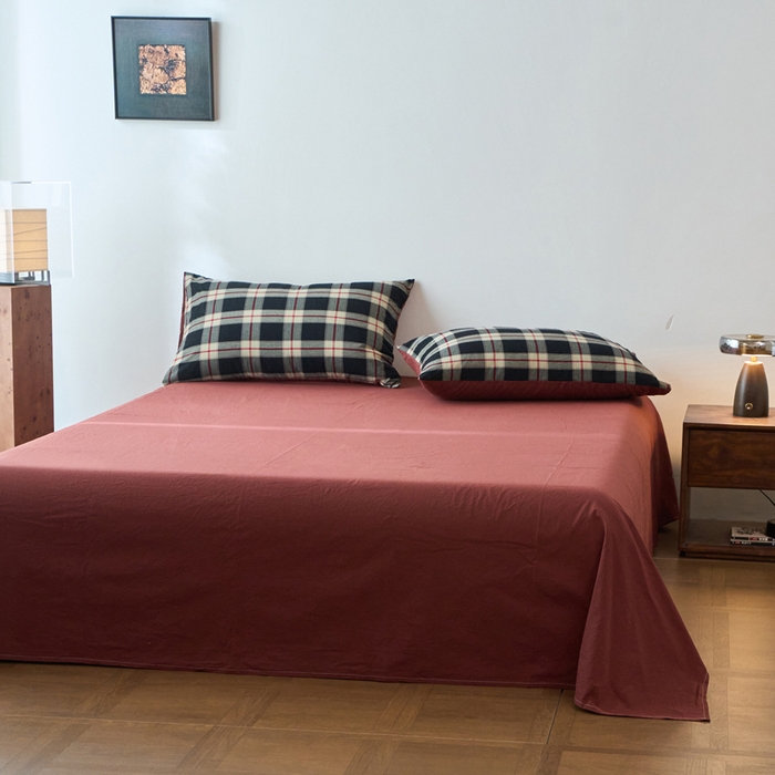 91家纺网 家纺一手货源 找家纺 春皖家纺 2026春夏新款全棉纯棉水洗棉四件套 赫槿