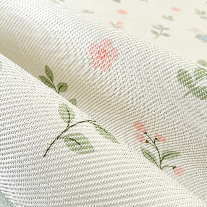 91家纺网 家纺一手货源 找家纺 川悦生活 2026新款时尚数码印花冰藤席 春田蜜兔