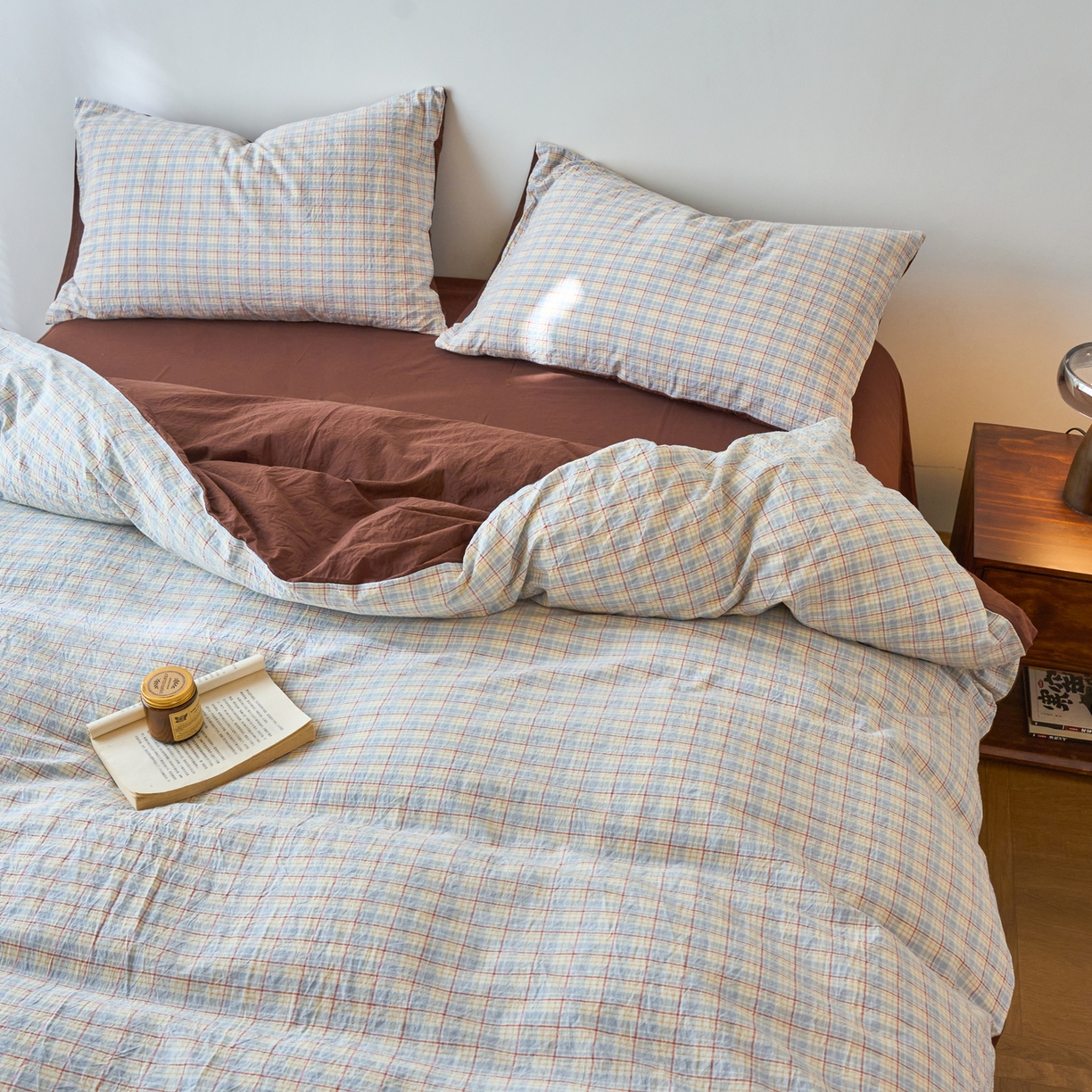 91家纺网 家纺一手货源 找家纺 春皖家纺 2026春夏新款全棉纯棉水洗棉四件套 春风格