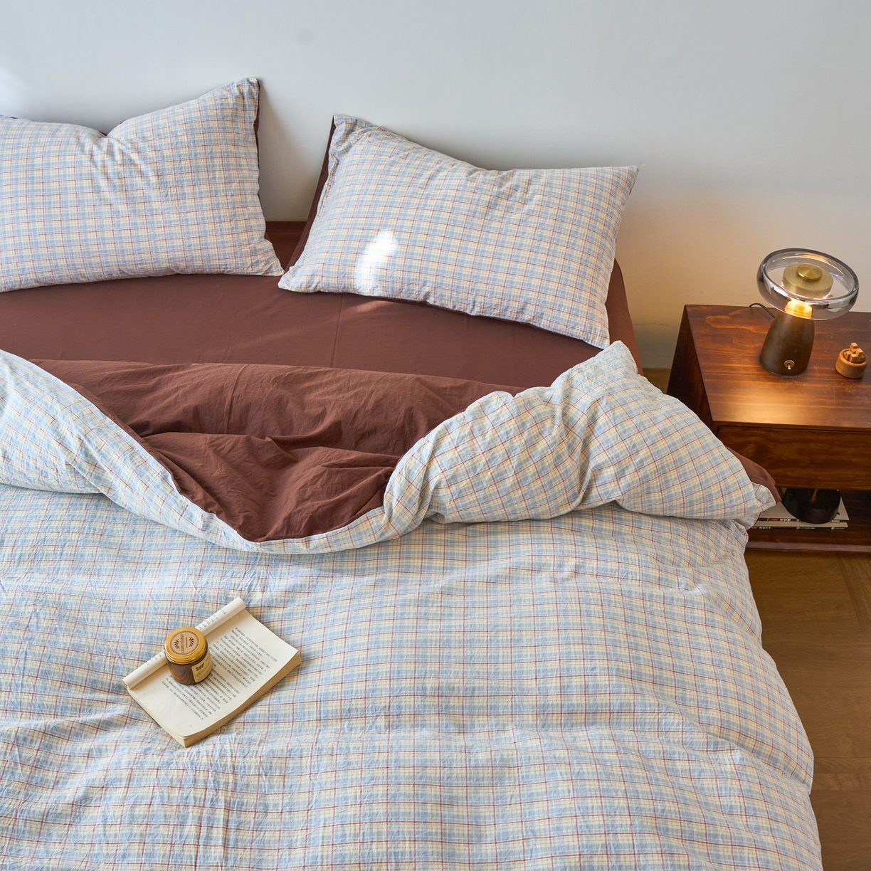 91家纺网 家纺一手货源 找家纺 春皖家纺 2026春夏新款全棉纯棉水洗棉四件套 春风格