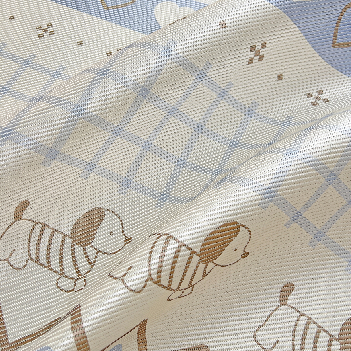 91家纺网 家纺一手货源 找家纺 川悦生活 2026新款时尚数码印花冰藤席 费尔岛小狗