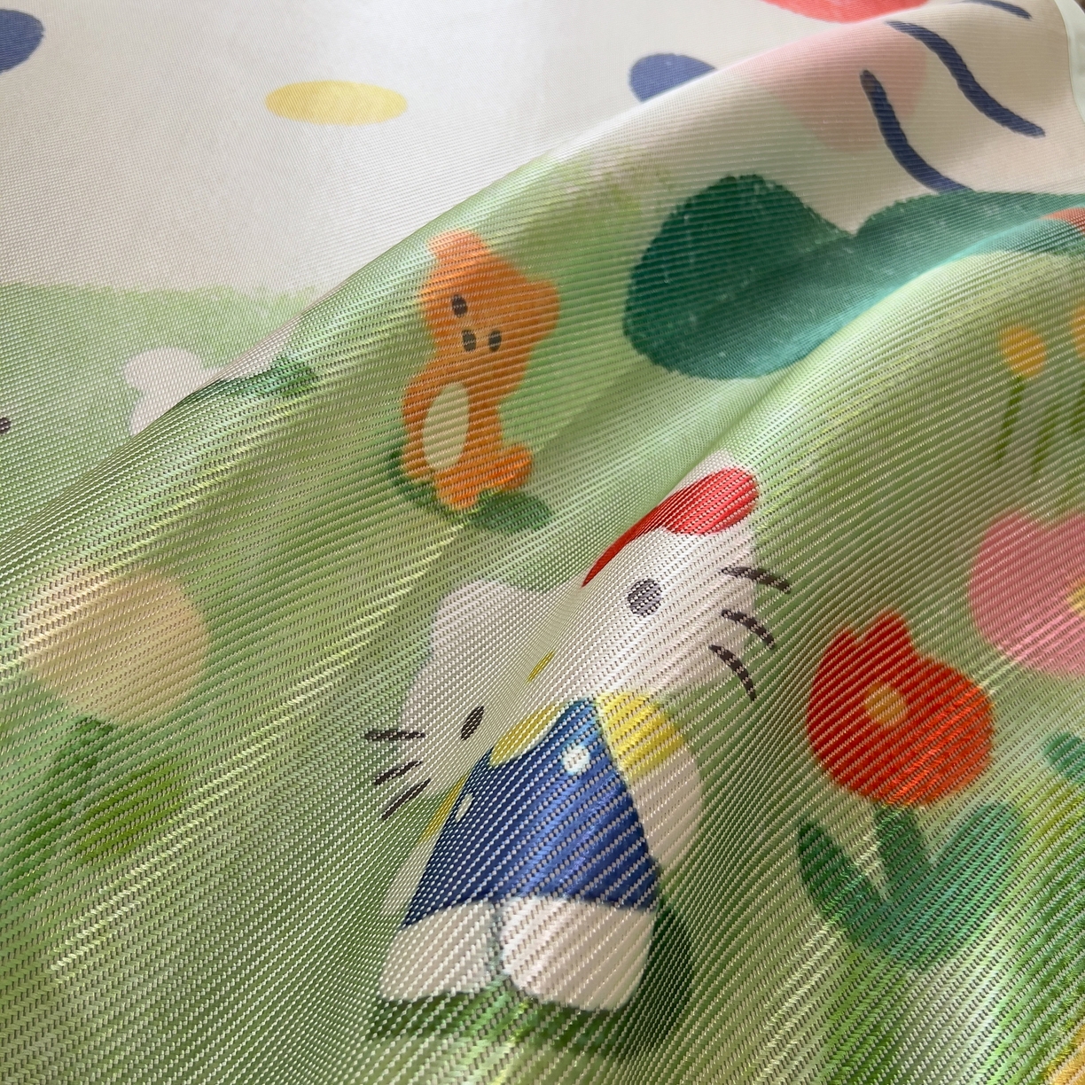 91家纺网 家纺一手货源 找家纺 川悦生活 2026新款时尚数码印花冰藤席 快乐小喵岛