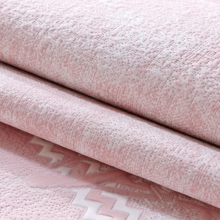 91家纺网 家纺一手货源 找家纺 雅诗帛 2026新款提花PE凉感冰丝席三件套 木兰-床笠粉