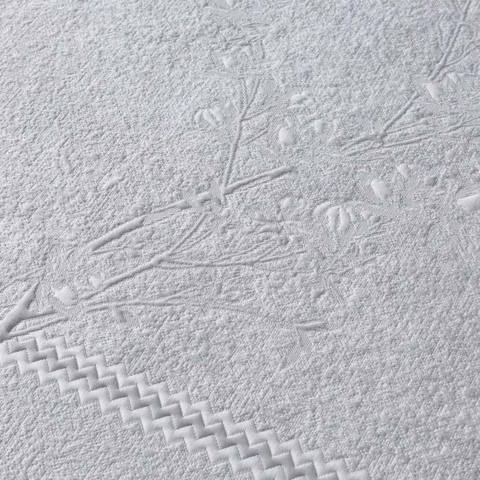 91家纺网 家纺一手货源 找家纺 雅诗帛 2026新款提花PE凉感冰丝席三件套 木兰-床笠灰