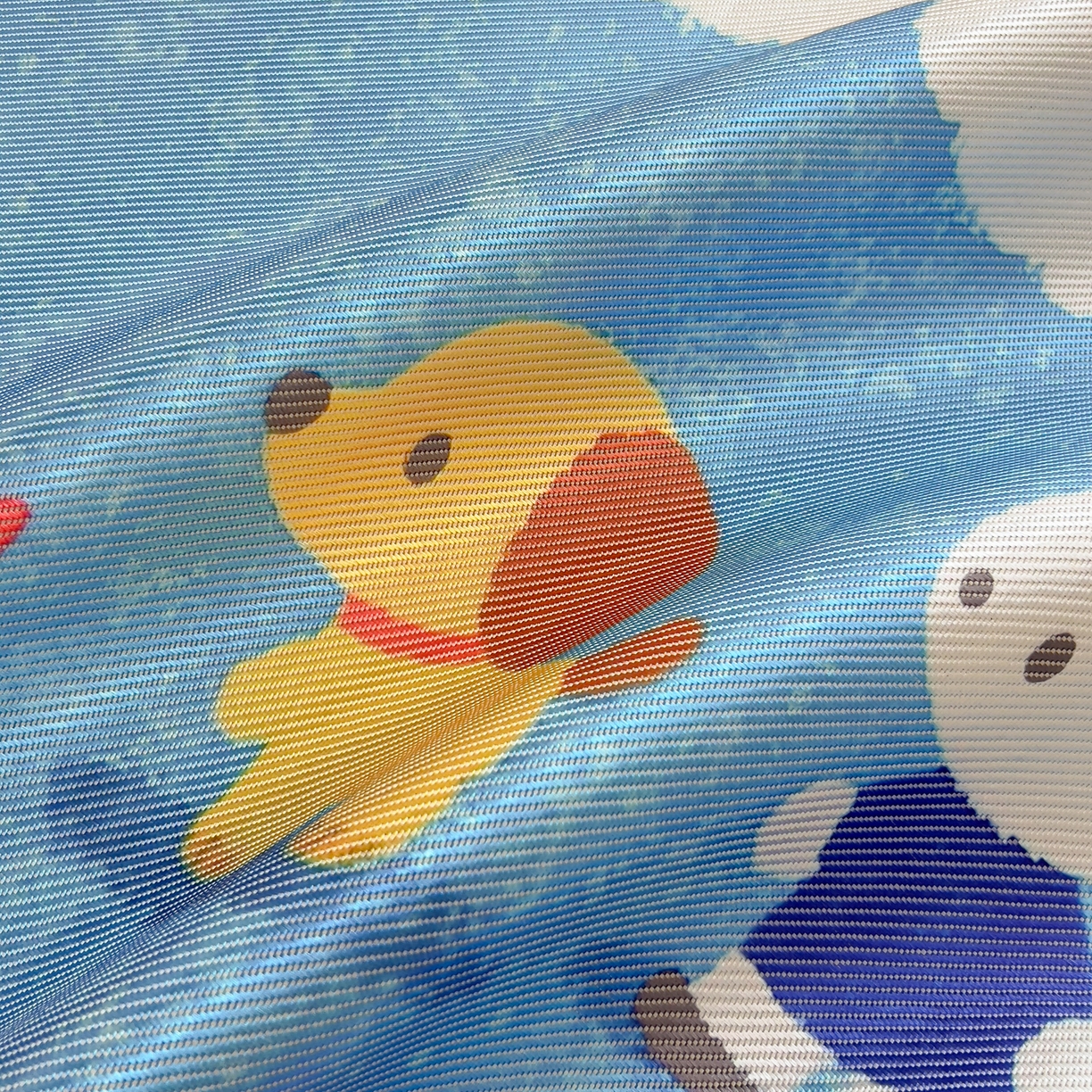 91家纺网 家纺一手货源 找家纺 川悦生活 2026新款时尚数码印花冰藤席 莓果花园