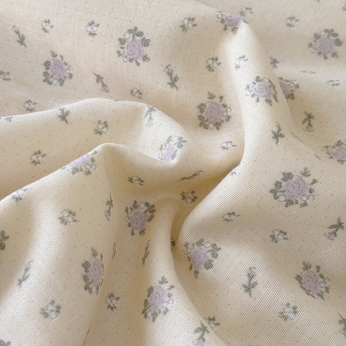 91家纺网 家纺一手货源 找家纺 爱她美家纺 2026新款A类全棉有氧双层纱大豆夏被夏凉被空调被四件套 弦上春-紫