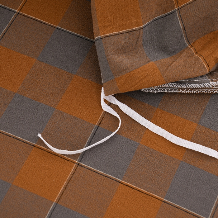 91家纺网 家纺一手货源 找家纺 润淳家居 2025新款A类全棉水洗棉四件套三件套沐光 灰