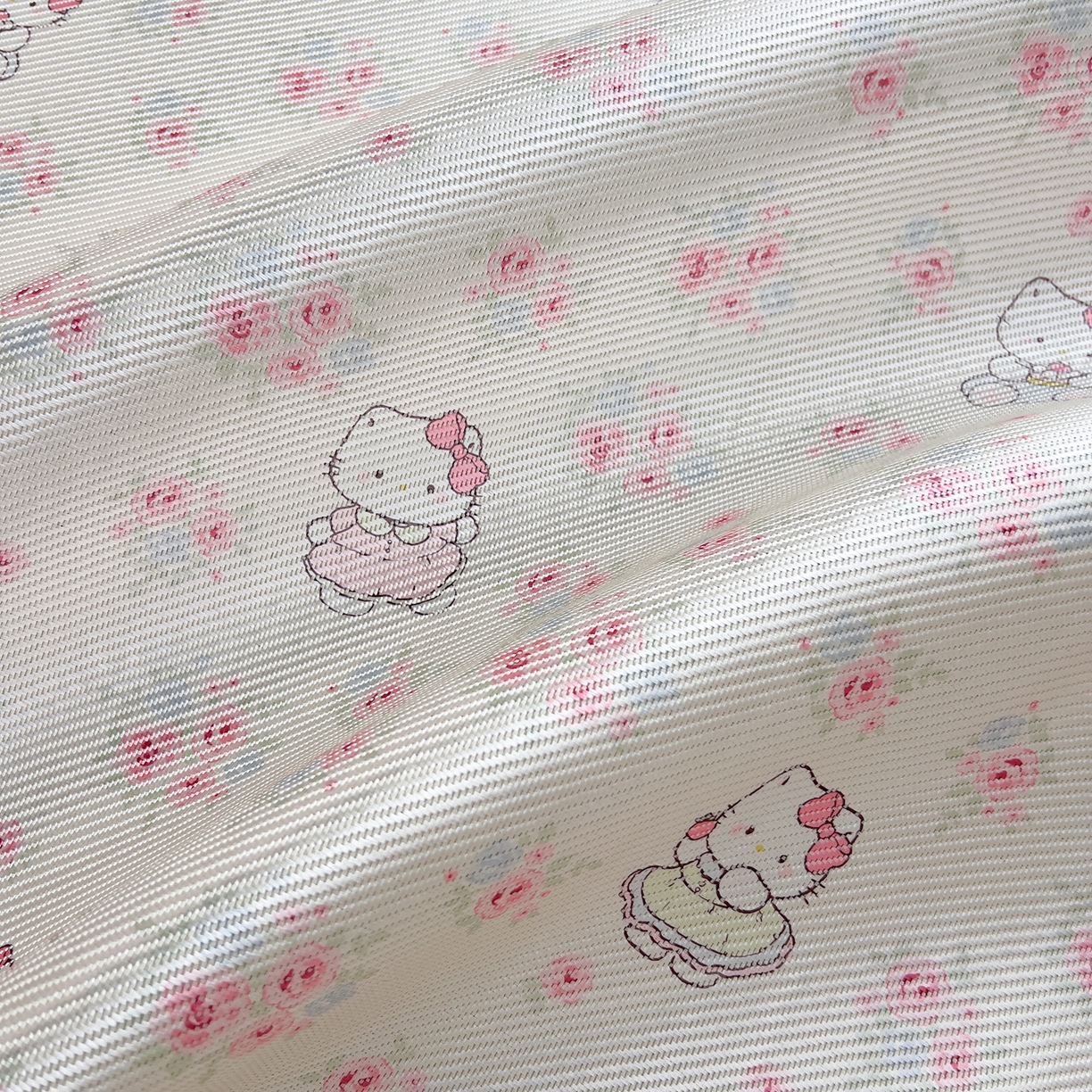 91家纺网 家纺一手货源 找家纺 川悦生活 2026新款时尚数码印花冰藤席 喵小花