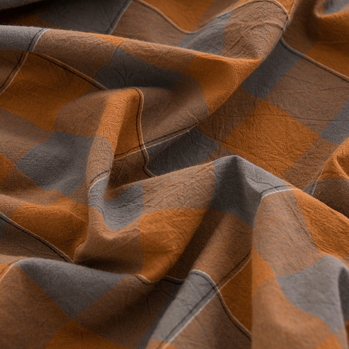 91家纺网 家纺一手货源 找家纺 润淳家居 2025新款A类全棉水洗棉四件套三件套沐光 灰